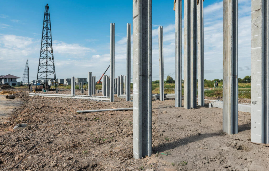 Pressed Concrete Pilings in Anna, TX