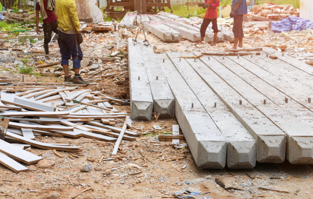 Pressed Concrete Pilings in Anna, TX
