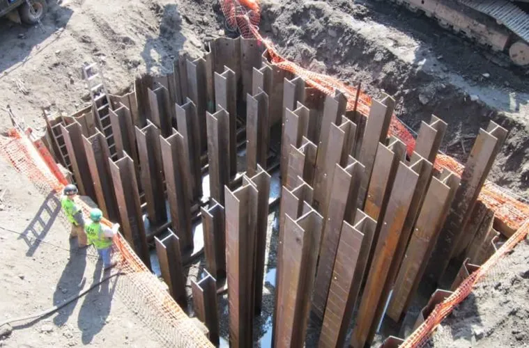 Pressed Steel Pilings in Anna, TX
